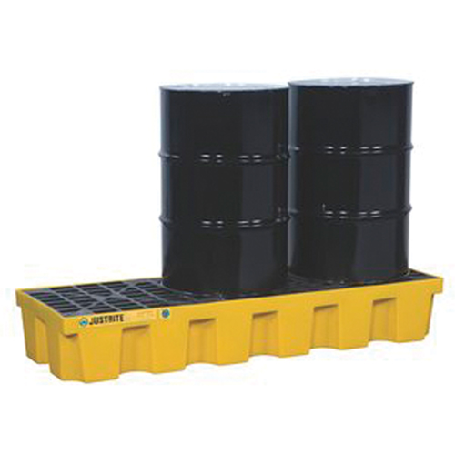EcoPolyBlend Spill Control Pallets - Without Drain, 75 US gal. Spill Capacity, 73" x 25" x 11.6" R.M.G. Prévention