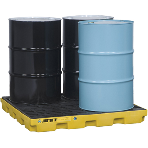 EcoPolyBlend Accumulation Centers, 49 US gal. Spill Capacity, 49" x 49" x 5.5" R.M.G. Prévention