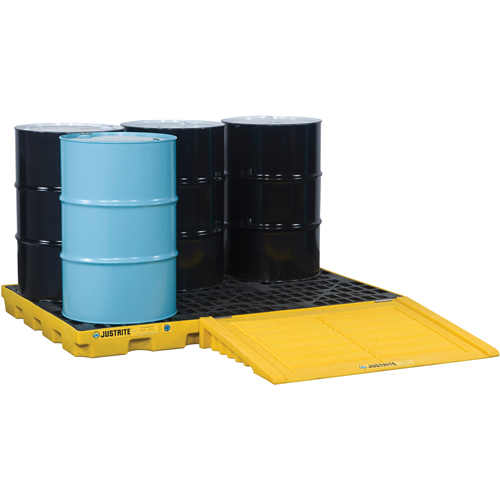 EcoPolyBlend Accumulation Centers, 73 US gal. Spill Capacity, 73" x 49" x 5.5" R.M.G. Prévention