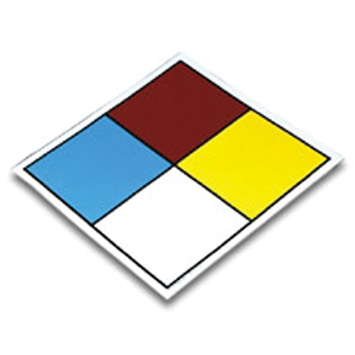 Blank NFPA Safety Placard, Vinyl R.M.G. Prévention