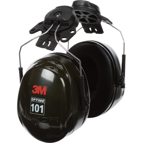 Serres-t&ecirc;tes de s&eacute;rie Peltor Optime 101, Fixation pour casque, 24 NRR dB R.M.G. Prévention
