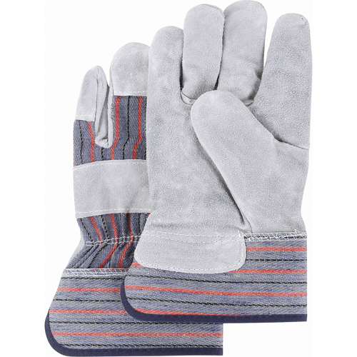 Premium Quality Fitters Gloves, Large, Split Cowhide Palm, Cotton Inner Lining R.M.G. Prévention