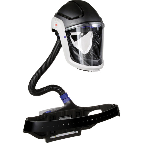 Trousse industrielle lourde pour APR motoris&eacute; TR-600 de Versaflo, Capuchon & visi&egrave;re, Pile Lithium-ion R.M.G. Prévention