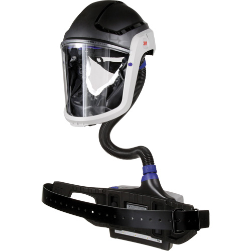 Trousse industrielle lourde pour APR motoris&eacute; TR-600 de Versaflo, Capuchon & visi&egrave;re, Pile Lithium-ion R.M.G. Prévention