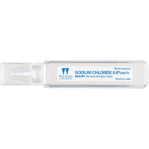 Solution saline Saljet, dose unique, 1,01 oz R.M.G. Prévention