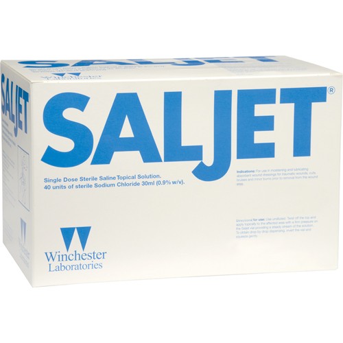 Solution saline Saljet, dose unique, 1,01 oz R.M.G. Prévention