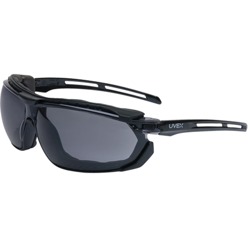 Lunettes de s&eacute;curit&eacute; &eacute;tanches Uvex Tirade, Lentille Grise/fum&eacute;e, Antibu&eacute;e, ANSI Z87+/R&eacute;pond ou surpasse la norme CSA Z94.3 R.M.G. Prévention