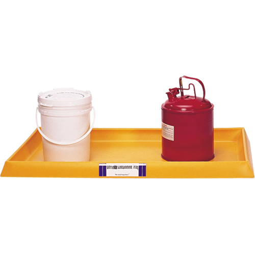 Plateaux Ultra-Containment Tray, 54" lo x 29,8" la x 3,5" h, Cap. de d&eacute;versement 16,5 gal. US R.M.G. Prévention
