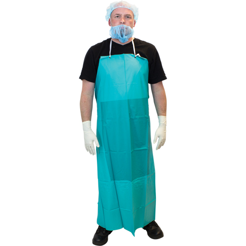PVC Aprons, PVC, Green, 36" W x 50" L R.M.G. Prévention