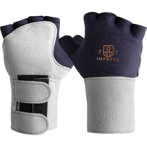 Anti-Impact Glove With Wrist Support, Large, Synthetic Palm, Slip-On Cuff R.M.G. Prévention