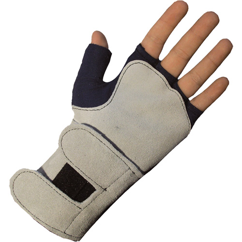 Anti-Impact Glove With Wrist Support, Large, Synthetic Palm, Slip-On Cuff R.M.G. Prévention