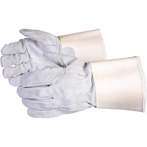 Gants r&eacute;sistant &agrave; la coupure de qualit&eacute; sup&eacute;rieure pour ajusteur Endura , Moyen, Paume en Cuir de vache refendu R.M.G. Prévention