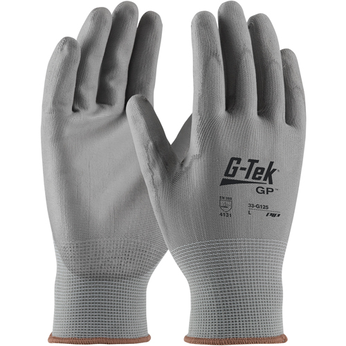Gants enduits G-Tek 33G-165, 9/Grand, R&ecirc;vetement Polyur&eacute;thane, Calibre 13, Enveloppe en Nylon R.M.G. Prévention