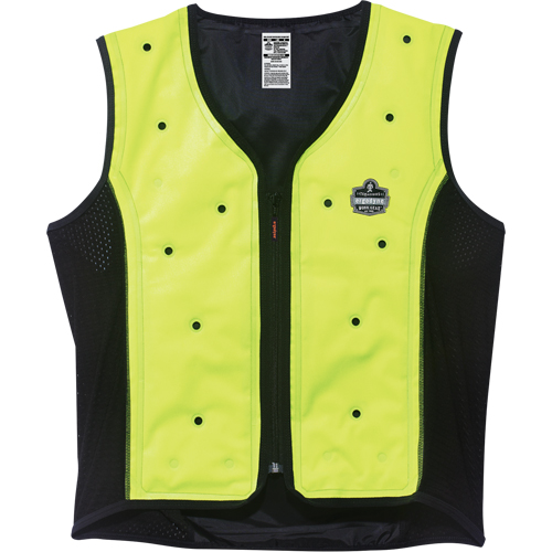 Vestes refroidissantes &agrave; &eacute;vaporation s&egrave;che Chill-Its 6685, T-Grand, Jaune lime haute visibilit&eacute; R.M.G. Prévention