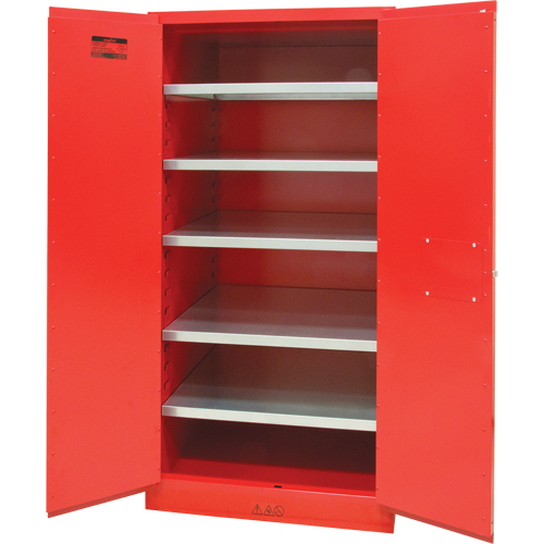 Paint/Ink Cabinet, 96 gal., 5 Shelves R.M.G. Prévention