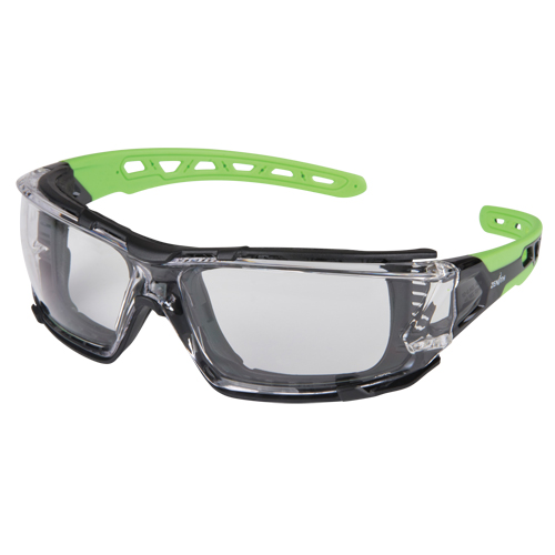 Lunettes de s&eacute;curit&eacute; s&eacute;rie Z2500 avec joint en mousse, Lentille Transparent, Antibu&eacute;e, ANSI Z87+/R&eacute;pond ou surpasse la norme CSA Z94.3 R.M.G. Prévention