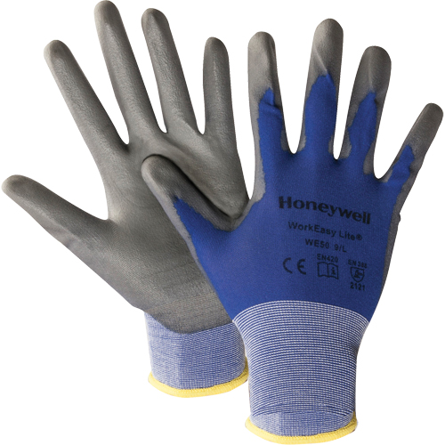 North&reg; Workeasy&reg; WE50 Lite Gloves, 9/Large, Polyurethane Coating, 18 Gauge, Nylon Shell R.M.G. Prévention