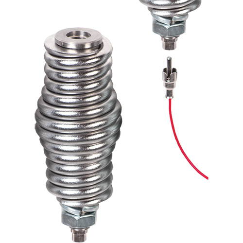 Support porte-drapeau Safety Whip, Fixation Ressort R.M.G. Prévention