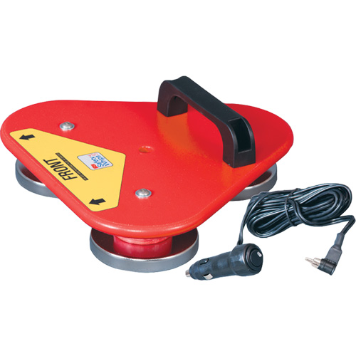 Support porte-drapeau Safety Whip, Fixation Aimant R.M.G. Prévention