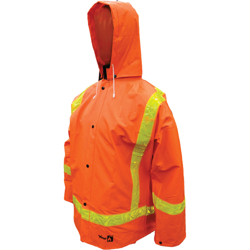 Open Road FR PVC Rain Suits, Small, Orange R.M.G. Prévention