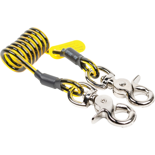 Sangle d'amarrage spirale pour outil, Spirale, Clavette double R.M.G. Prévention