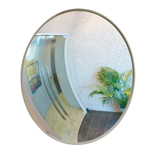 Miroir convexe avec support, Int&eacute;rieur/Ext&eacute;rieur, Diam&egrave;tre 30" R.M.G. Prévention
