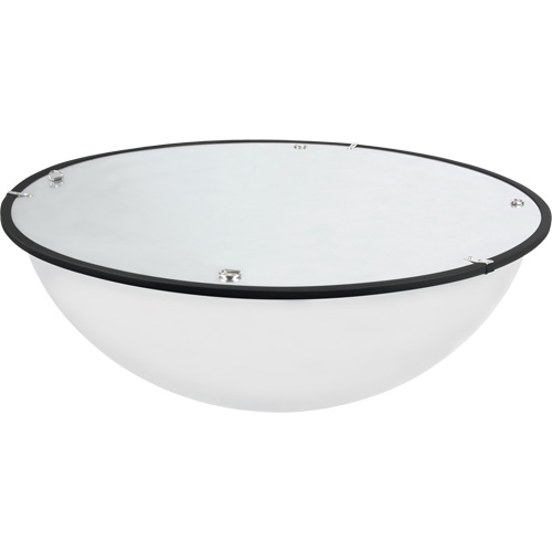 Miroir en d&ocirc;me 360°, D&ocirc;me complet, Dessus ferm&eacute;, Diam&egrave;tre 18" R.M.G. Prévention