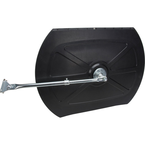 Roundtangular Convex Mirror with Telescopic Arm, 18" H x 26" W, Indoor/Outdoor R.M.G. Prévention