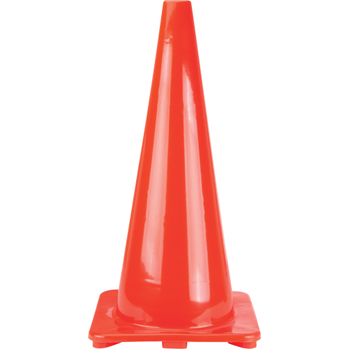C&ocirc;nes de signalisation, 28", Orange R.M.G. Prévention