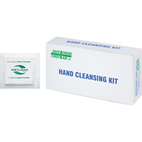 Lingettes humides nettoyantes pour les mains, Serviette R.M.G. Prévention