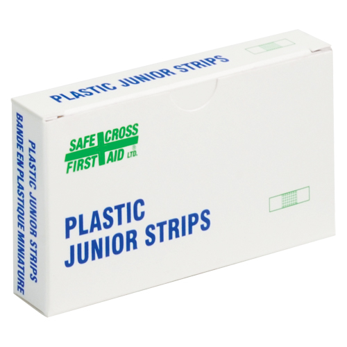 Bandages en bandes Juniors, Rectangulaire/carr&eacute;e, 1-1/2", Plastique, Non st&eacute;rile R.M.G. Prévention