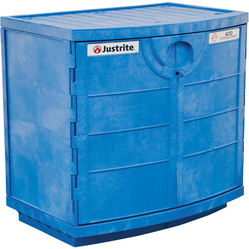 Armoire en poly&eacute;thyl&egrave;ne pour produits corrosifs et acides, 24 gal., 36" x 35" x 25" R.M.G. Prévention