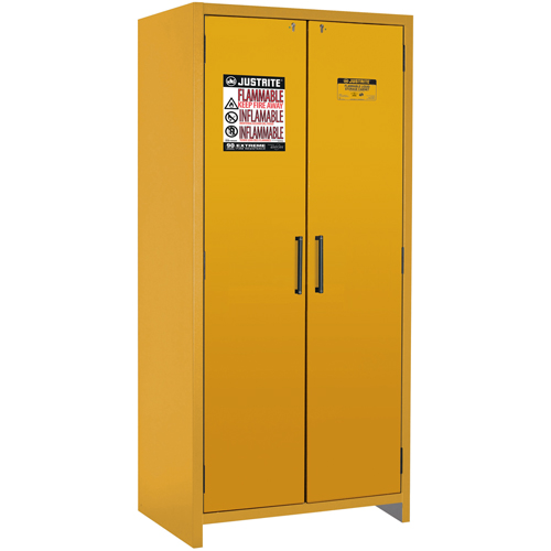 90-Minute EN Safety Storage Cabinet, 30 gal., 2 Door, 35.16" W x 76.89" H x 24.21" D R.M.G. Prévention