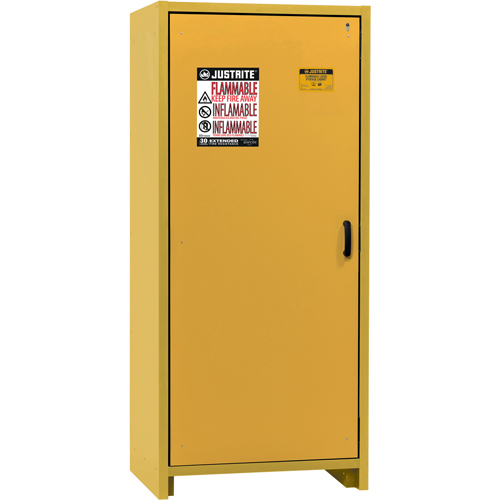 Armoire d'entreposage 30 minutes s&eacute;curitaire et conforme &agrave; la norme EN, 30 gal., 1 Porte(s), 34,02" La x 76,65" h x 24,21" p R.M.G. Prévention
