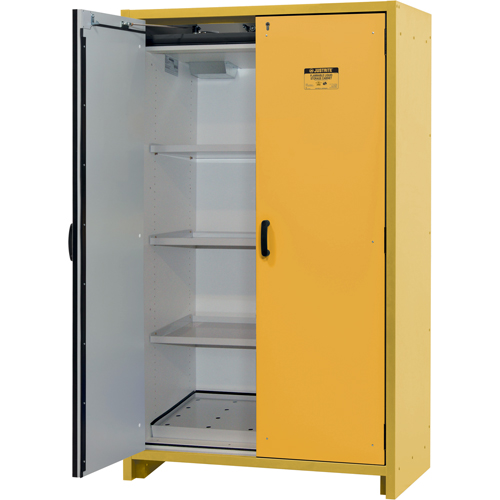 30-Minute EN Safety Storage Cabinet, 45 gal., 2 Door, 45.83" W x 76.65" H x 24.21" D R.M.G. Prévention