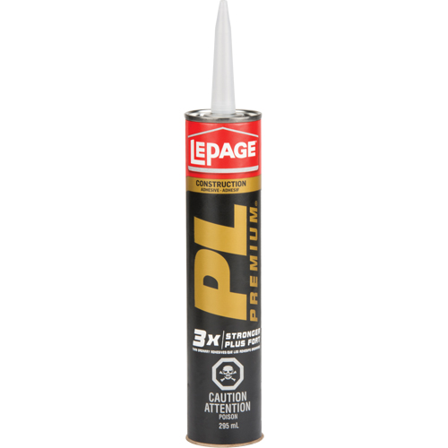 PL Premium Construction Adhesive, 295 ml, Cartridge R.M.G. Prévention
