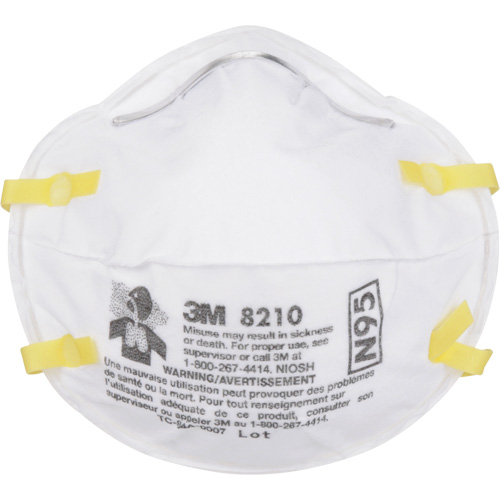8210 Particulate Respirators, N95, NIOSH Certified R.M.G. Prévention