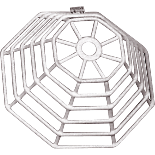 Grille de protection Web Stopper en acier profil bas pour d&eacute;tecteur de fum&eacute;e R.M.G. Prévention