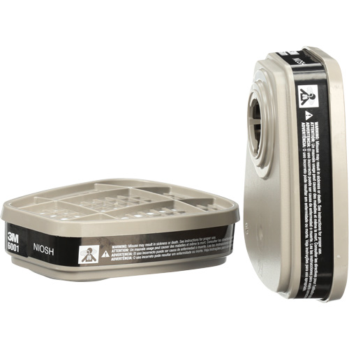 6000 Series Respirator Cartridges, Gas/Vapour Cartridge, Organic Vapour R.M.G. Prévention