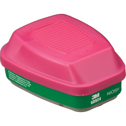 Cartouches pour respirateur s&eacute;rie 6000, Cartouche gaz/vapeur, Ammoniac/M&eacute;thylamine R.M.G. Prévention