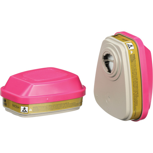 Cartouches pour respirateur s&eacute;rie 6000, Cartouche gaz/vapeur, Gaz multiples/Vapeurs/P100 R.M.G. Prévention