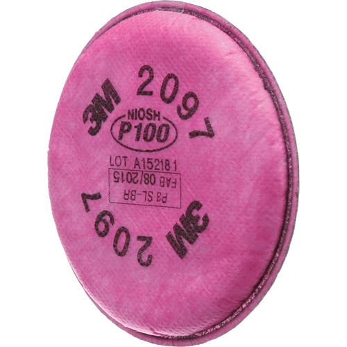 Pr&eacute;filtres pour respirateurs s&eacute;rie 2000, Filtre contre les particules, Vapeurs organiques/P100 R.M.G. Prévention