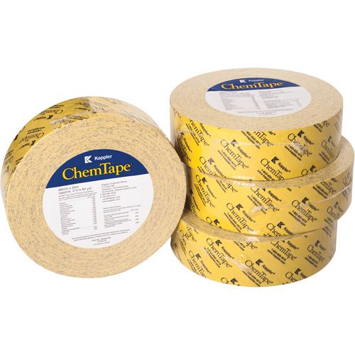 ChemTape&reg; Chemical-Resistant Tape, 50.8 mm (2") x 50 m (164'), Yellow R.M.G. Prévention