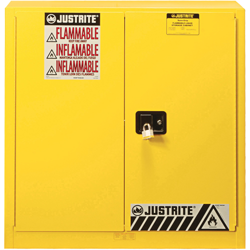 Sure-Grip&reg; EX Flammable Safety Cabinet, 30 gal., 2 Door, 36" W x 35" H x 24" D R.M.G. Prévention