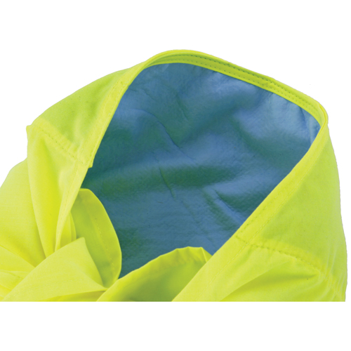 Chill-Its&reg; 6710CT Cooling Triangle Hats, High Visibility Lime-Yellow R.M.G. Prévention