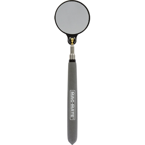 Miroir d'inspection, Circulaire, 2-1/4" lo x 2-1/4" la, T&eacute;lescopique R.M.G. Prévention
