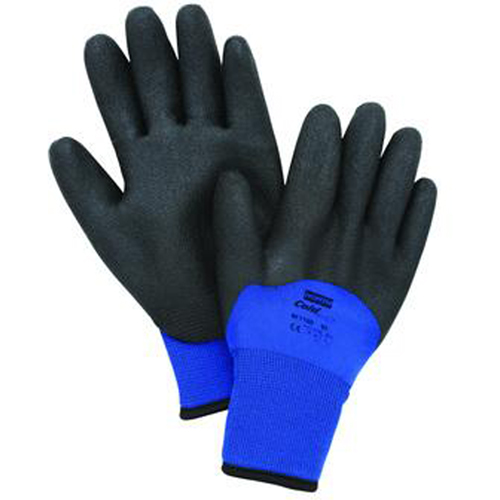 Gants North Northflex Cold Grip, 8/Moyen, R&ecirc;vetement PVC, Calibre 15, Enveloppe en Nylon R.M.G. Prévention