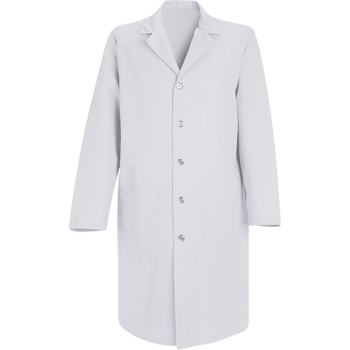 Lab Coats, Poly-Cotton, 32, White R.M.G. Prévention