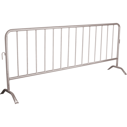 Barri&egrave;re portative, Emboîtables, 102" lo x 40" h, Argent R.M.G. Prévention