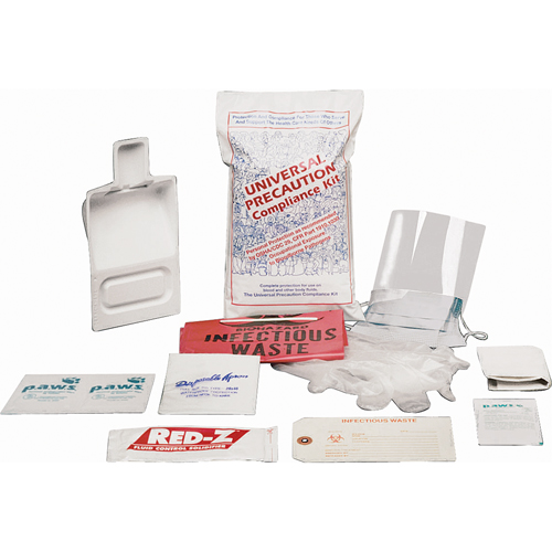 Fluid Spill Clean-Up Kit, Hazmat, Bag, None Absorbancy R.M.G. Prévention
